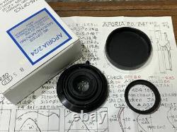 Open Box Unused Miyazaki Optics MS-OPTICS APORIA 24mm F2 Black Leica M mount