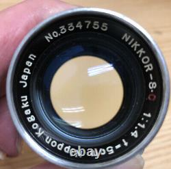 Opt Near Mint Nikon Nikkor S. C 50mm 5cm F/1.4 LTM L39 Leica Screw Mount Japan