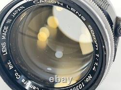Optical Mint READ Canon 50mm f/1.4 MF Standard Lens L39 LTM Leica Screw Mount