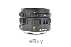 Panasonic Leica DG Summilux 15mm f/1.7 Asph. Lens for Micro 4/3 Mount #E5273