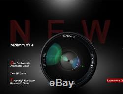 Pre-Order 7Artisans 28mm f/1.4 Leica-M-mount BRAND NEW lens from EU 28/1.4