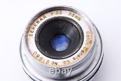 RARE EXC+5? Canon serenar 35mm f/3.5 lens for LTM L39 leica screw mount Japan