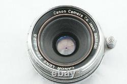 RARE! TESTED / EXC CANON 28mm f2.8 Leica screw mount L39 LTM withView Finder