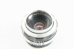 RARE W-Komura 35mm f/3.5 f 3.5 Lens for Leica L39 Screw Mount from Japan #1546