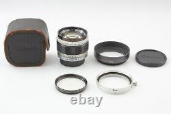 READ! MINT with Hood&Case Canon 50mm f/1.4 Leica LTM L L39 Mount Lens from Japan