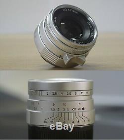REAL EU SHIP! SILVER, 7Artisans 35mm f/2.0 for Leica-M-mount Wide-Angle lens