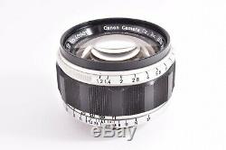 Rare CANON 50mm/F1.2 Leica 39mm LMT screw mount #46981
