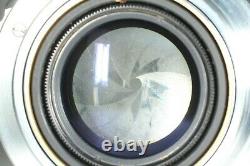 Rare Canon 50mm F1.5 Chrome Silver Leica Screw L Mount L39 Ltm Mf Old Lens Japan