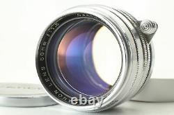 Rare Exc+5 CANON 50mm f/1.5 MF Old Lens Leica L39 LTM L Mount From JAPAN