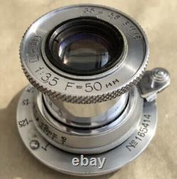 Rare FED 50mm F3.5 Coated Lens For Screw Mount LEICA LTM CAMERA