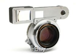 Rare Mint Condition Leica 35mm f1.4 Summilux Steel Rim M Mount Lens 27300