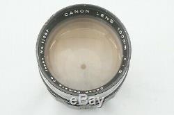 Rare! TESTED / EXC CANON 100mm f2 Leica screw mount LTM From JAPAN