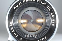 Rare TOP MINT Fuji Fujinon 3.5cm 35mm f2 Lens L39 Leica Screw Mount from JAPAN