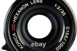 Rare Vintage Konica UC Hexanon 35mm F/2 Limited Leica M39 LTM Screw Mount Lens