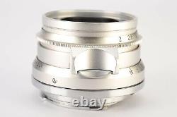 Rare Vintage Leica 35mm F/2 Summicron M Chrome 8-element Ver1 Infinity Lock Lens