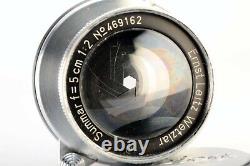 Rare Vintage Leica Summar 50mm F/2 Screw Mount LTM Standard Prime Lens 1938