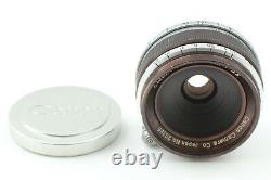 Rare Vintage Mint Canon 28mm f/3.5 Wide Angle LTM L39 Leica Mount Lens Japan