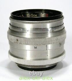 Red Jupiter-3 1,5/50 mm lens M39 Zorki Leica M39 mount. Excellent. 6004223