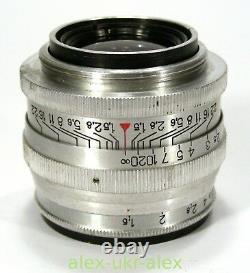 Red Jupiter-3 1,5/50 mm lens M39 Zorki Leica M39 mount. Excellent. 6004223
