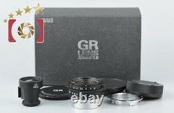Ricoh GR Lens 28mm f/2.8 L39 LTM Leica Thread Mount with Viewfinder, L-M Adapter