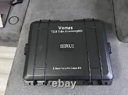 SIRUI Venus Anamorphic 1.6 x Lens Kit 35mm 50mm 75mm 150mm 1.25x Adapter L-mount