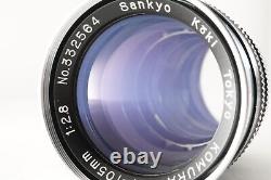 Sankyo koki KOMURA 105mm F2.8 LTM Leica L39 Screw Mount MF Lens from Japan #8375