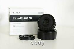 Sigma 45mm f/2,8 DG DN Standardobjektiv Leica L-Mount wie neu