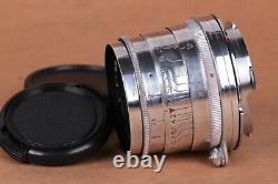 Silver Jupiter-8 50mm f/2.0 lens mount M39 L39 Adapter for Leica, FED, Sonnar