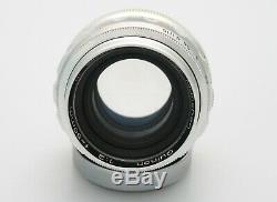 Steinheil Munchen 50mm F2 Quinon Leica LTM Mount. Original Leica Spec Lens