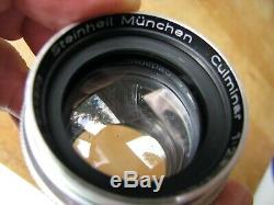 Steinheil Munchen 85mm Culminar f/2.8 VL Lens in Leica Screw Mount