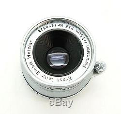 Superb Leica L39 Mount 3.5cm F3.5 Summaron, Late c1959, UK Dealer