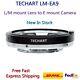 Techart Lm-ea9 Auto Focus Af Lens Adapter For Leica M To For Sony E Mount Camera