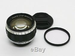 TESTED / WATCH EXAMPLE Canon 50mm f/1.2 Leica Screw Mount L39 LTM from JAPAN