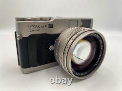TOP MINT BOX? Konica Hexar RF Limited with M-Hexanon Lens 50mm f/1.2 Leica M Mount