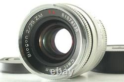 TOP MINT Carl Zeiss Biogon 35mm f/2 ZM T Leica M Mount MF from Japan #190