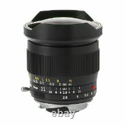 TTArtisan 11mm F2.8 Fisheye Full Fame Lens for Leica M Mount M3 Mount