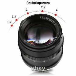 TTArtisan 50mm F1.2 LMount Optical Glass Lens Camera to for Leica SL/SL2/SL2S
