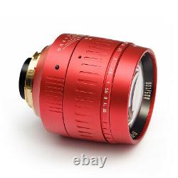 TTArtisan 50mm f/0.95 ASPH for Leica M mount camera =2021 Red Limited Edition=