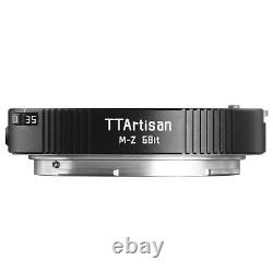TTArtisan LM-Z 6 Bit Lens Adapter for Leica M Mount Lens to Nikon Z Z6 Z7 Camera