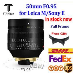 TTartisan 50mm F0.95 Lens Super Aperture for Leica M mount M9 M10 Camera Lens