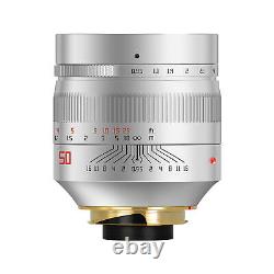 TTartisan 50mm F0.95 Lens Super Large Aperture Full Frame for Leica M Mount