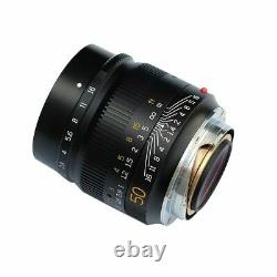TTartisan 50mm F1.4 ASPH Full Frame MF Camera Lens for Leica M Mount Camera