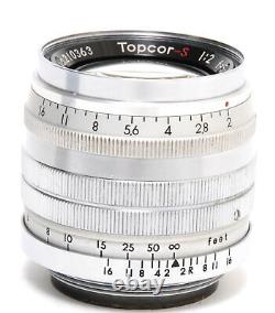 Tokyo Kogaku Topcor-S 2/5 cm lens for Leica Screw Mount clean glass