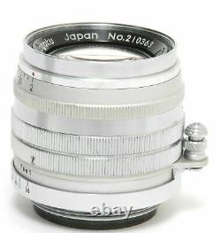 Tokyo Kogaku Topcor-S 2 / 5cm lens f. Leica Screw Mount clean glass