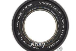 Top MINT Canon 50mm f/1.4 Standard Lens LTM L39 Leica Screw Mount From JAPAN