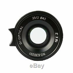 UK 7artisans 35mm F2.0 Manual Fixed Lens for Leica M-Mount Cameras Leica M2 M3