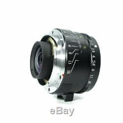 UK 7artisans 35mm F2.0 Manual Prime Lens M Mount Cameras For Leica M2 M3 M4+Gift
