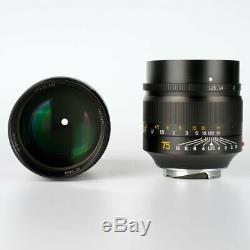 UK 7artisans 75mm F1.25 Manual Focus Lens for Leica M-Mount Cameras Leica M2 M3