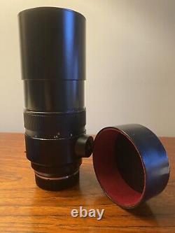 Used Excellent Condition Leica R Mount 3 Cam 250mm Prime Lens F4 Telyt Big Glass