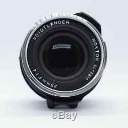 VOIGTLANDER NOKTON Classic 35mm f1.4 Multi-Coating (MC) VM (Leica M Mount) Lens